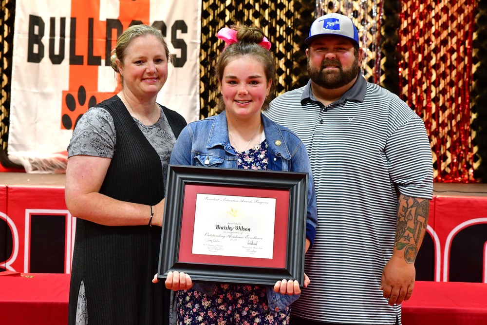 CONGRATULATIONS BRAISLEY WILSON