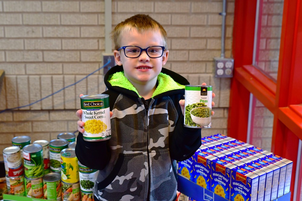 LAWTON FOOD BANK DRIVE BULLDOGS COLLECTED